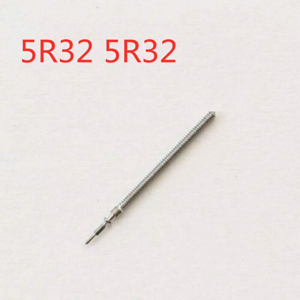 Watch winding stems for 5R32 and 5R21 movements, compatible spare parts for precise repairs.