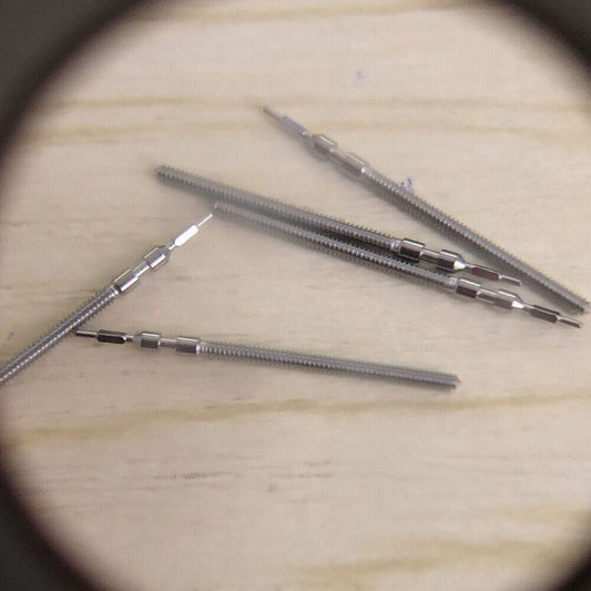 Movement watch winding stem for 2035, compatible replacement part for precise watch repair.