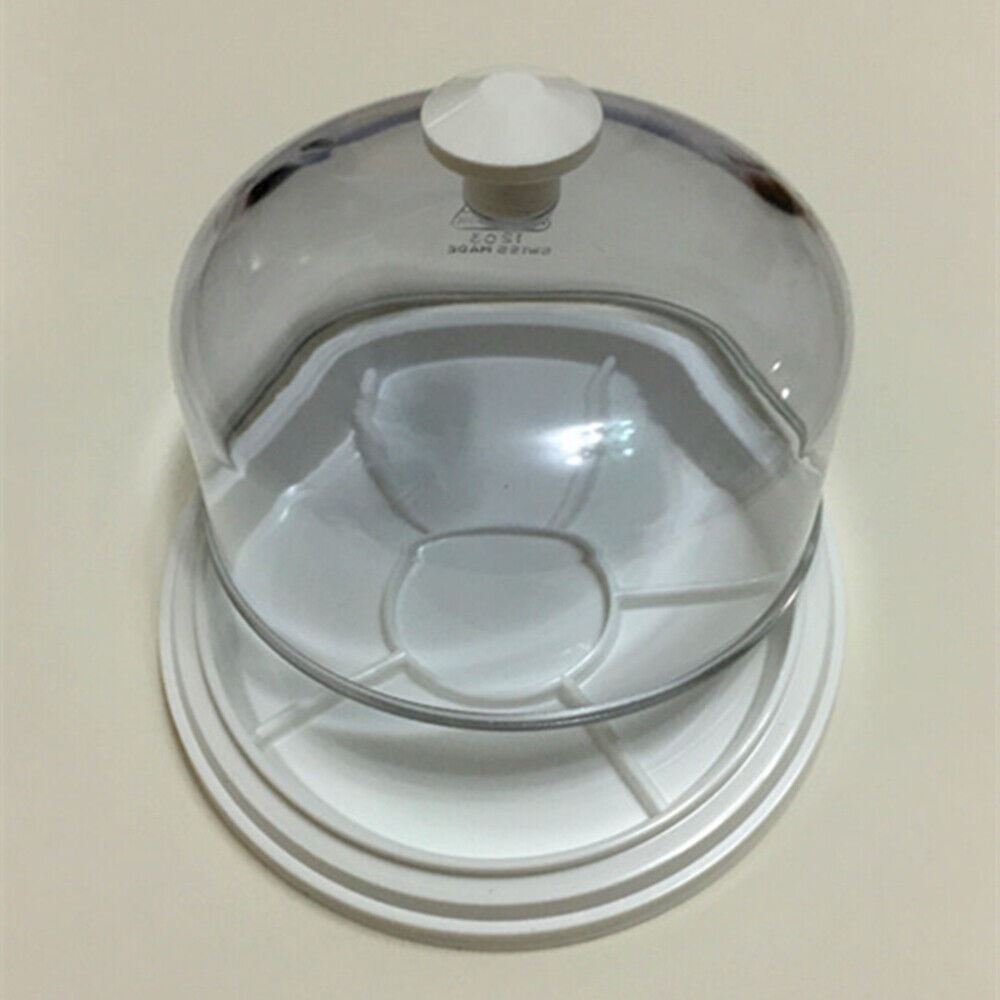 Bergeon 30097-BC dust cover and tray divided for organized watch parts storage and repair.