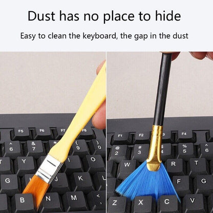 10pcs Portable Anti-static Dusting Brush Cleaning Kit Computer Keyboard Cleaner