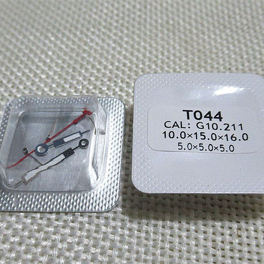 Watch Hands Set for G10.211 Movement, precision hour, minute, and second hands for repair.