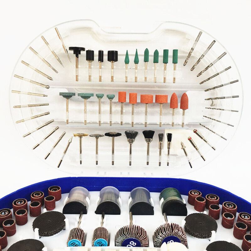 276PCS rotary tool kit with grinding, cutting, sanding, and polishing discs for versatile DIY projects and repairs.
