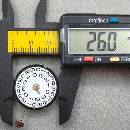 Swiss Ronda 519 Quartz Watch Movement White Disk