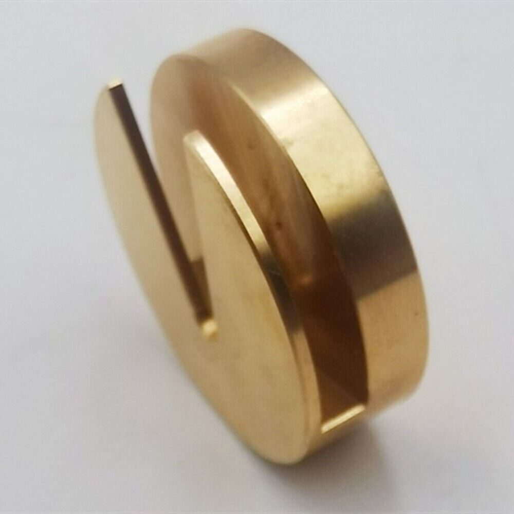 Copper support for balance wheel impulse-pin cleaning, durable 7990 watch repair replacement part.