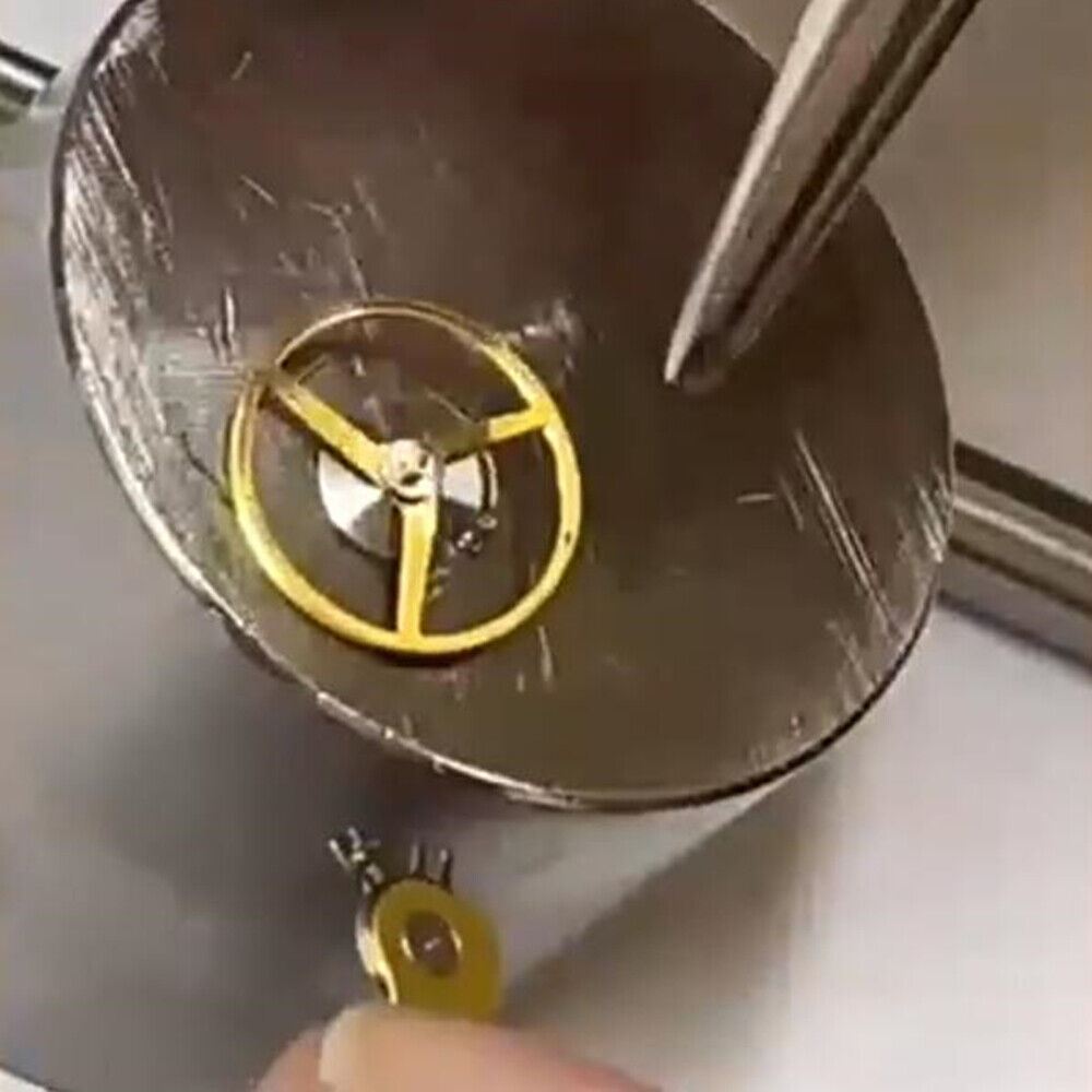Balance wheel hairspring remover tool for precise ETA 2824 & NH35 watch movement repair.