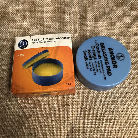 Lubri-Gaskets box with two foam sealing grease cushions for watch accessories, India Made.