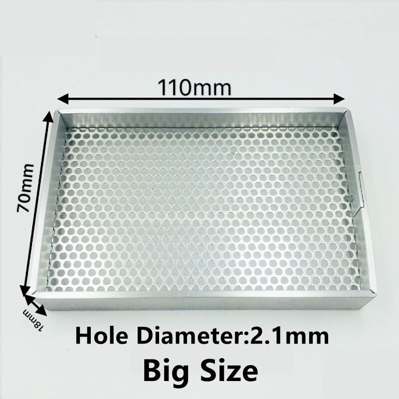 110x70mm Aluminum Cleaning Tray Organizer Dryer Plate Watch Watchmakers Tool