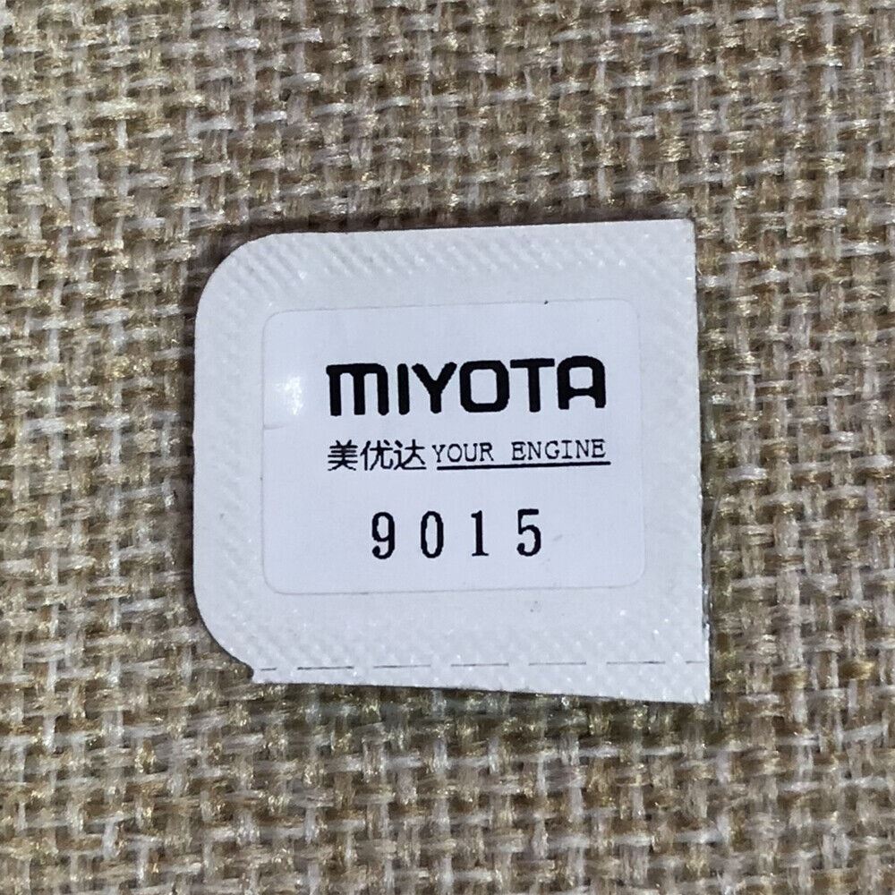 Complete barrel with mainspring for Miyota 9015 movement, generic fit replacement part for watch repair.