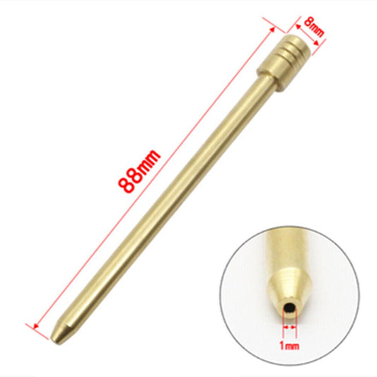 Brass Watch Tool Pin Vise 0.6mm-1.0mm for Securely Holding Watch Dial Feet, Precision Repair Accessory