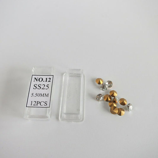 Watch Glass Stones Assortment, 12 Sizes for Dial & Case, PP2-SS25, Perfect for Watch Accessories