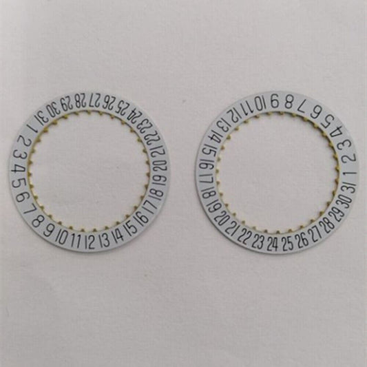 Disque de date blanc générique Date@3/6 pour mouvement <tc>ETA</tc>2824-2 2892