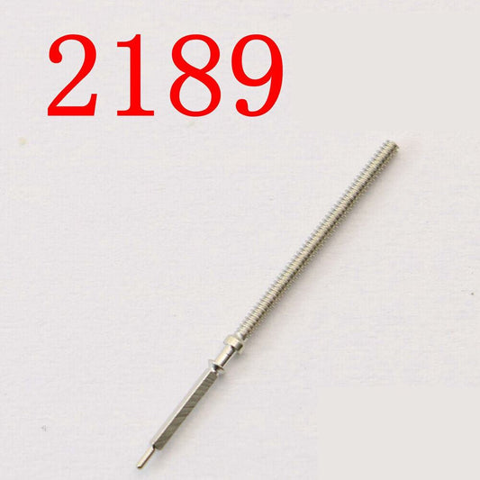 Replacement watch winding stem for 2189 movement, compatible with various watch brands and models.
