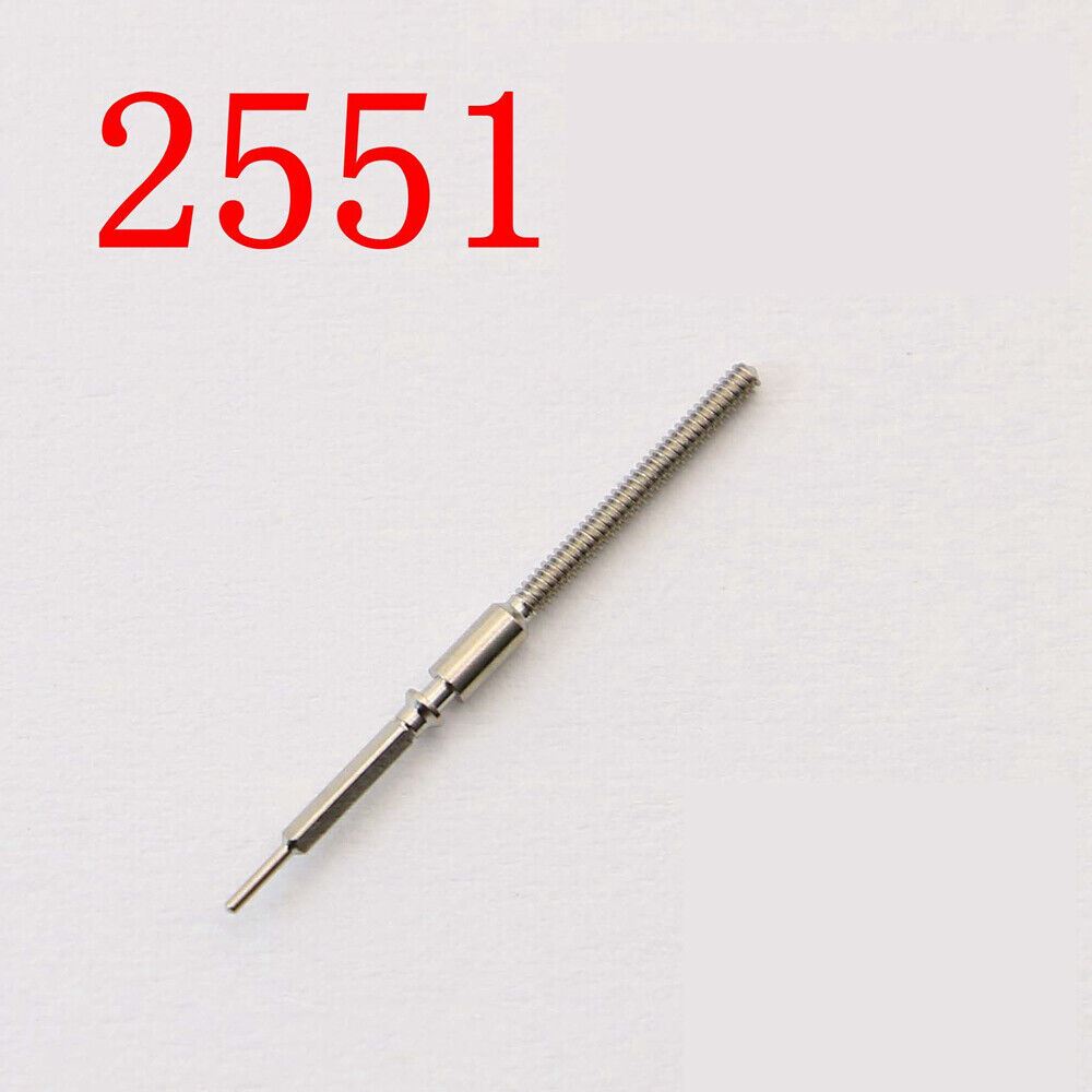 Replacement winding stem for Seagull ST25 2551 watch movement, durable and precise fit.