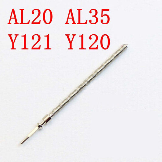 Hattori Epson AL20 watch winding stem, durable fit for AL35 Y121 Y120 movements.