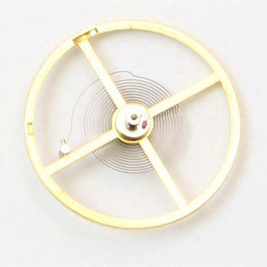 Complete balance wheel replacement for Movement 7120, precise watch repair part.