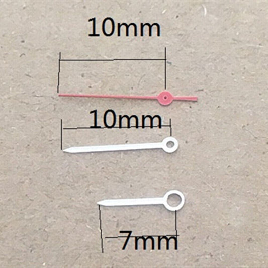 Red 10mm second hand for Miyota 1M12 Japan quartz watch movement, precise timing accessory.