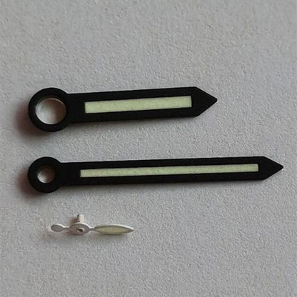 Strong green lume watch hands, compatible with Seagull ST3600/ST3621 and ETA6497/6498 movements, enhancing legibility.