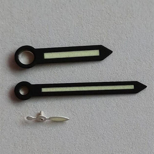 Strong green lume watch hands, compatible with Seagull ST3600/ST3621 and ETA6497/6498 movements, enhancing legibility.