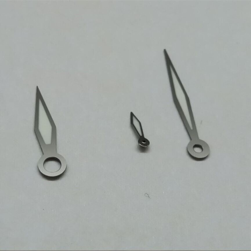 Strong green lume watch hands for Seagull ST3600 movement, enhancing readability and style.  