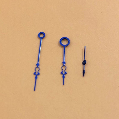 Blue floral watch hands for Seagull ST3600/ST3621 and ETA6497/6498, precision-crafted accessory.