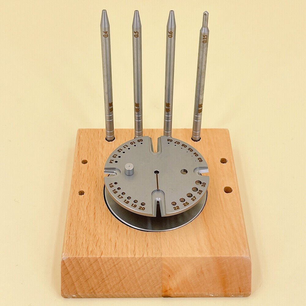 Precision China-made watch balance staff remover tool with hairspring installer for expert horology repairs.