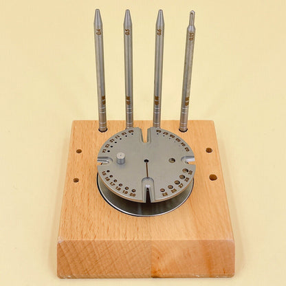 Precision China-made watch balance staff remover tool with hairspring installer for expert horology repairs.