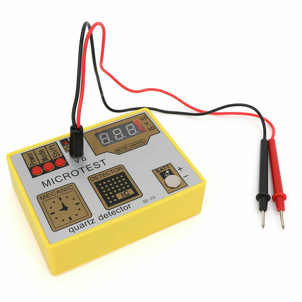 QD-20 Quartz Movement Tester, compact watch accessory for precise battery life testing.