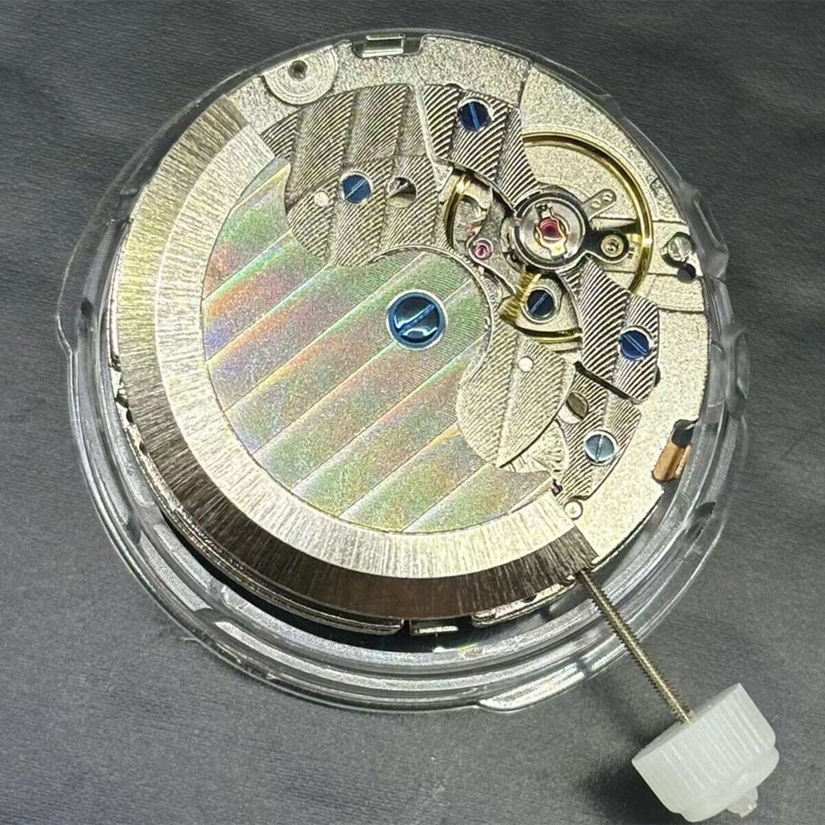 Perpetual calendar watch with moon phase at 6 o'clock, automatic mechanical movement by China brand.