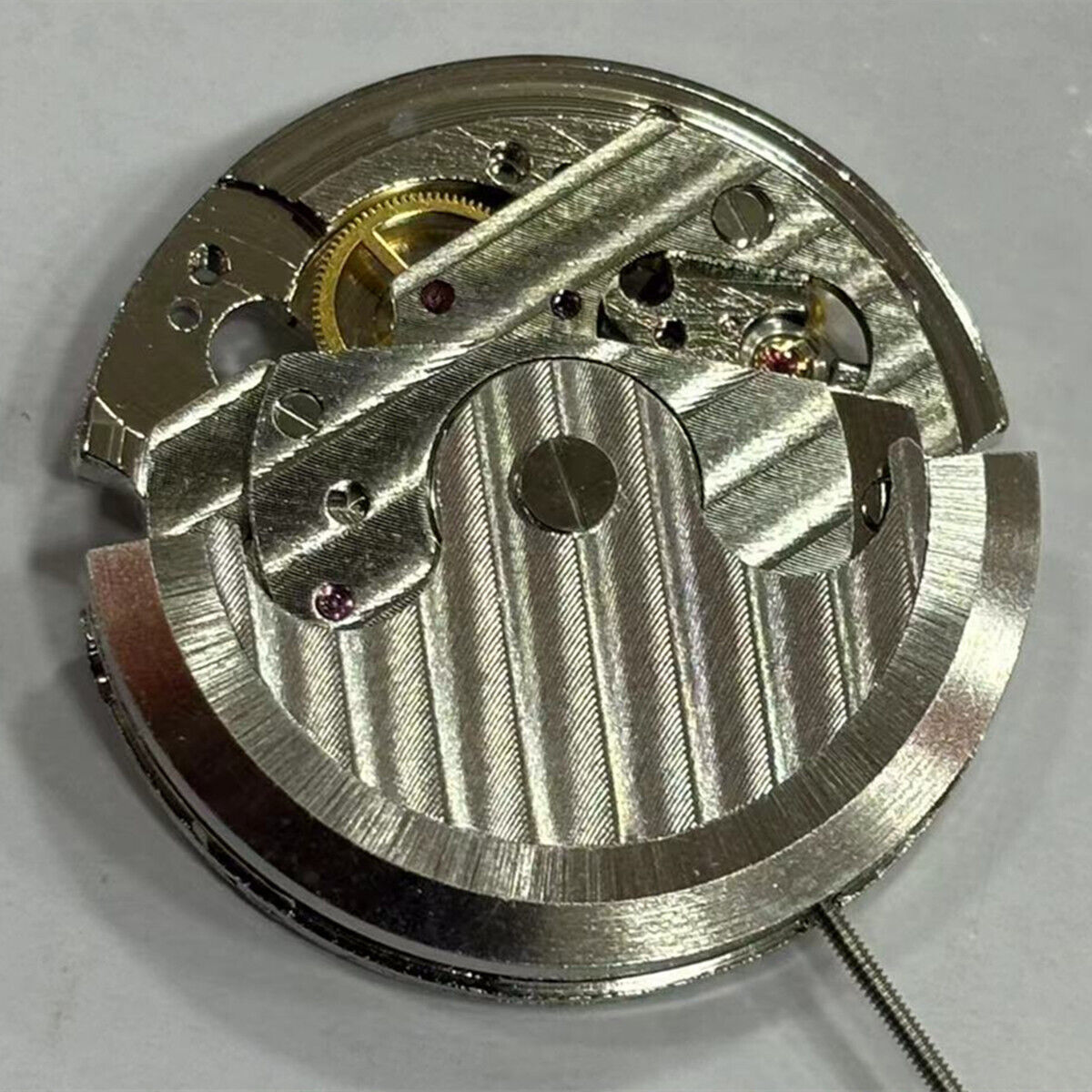 China Made 2 Hands Automatic Mechanical Movement Bare Balance Wheel At 6