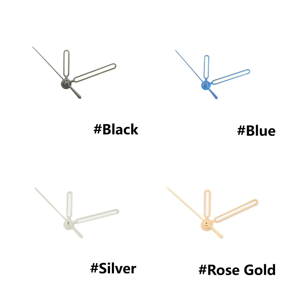 4 Colors Trim Options Green Luminous Watch Hands for NH36 NH35 Movement