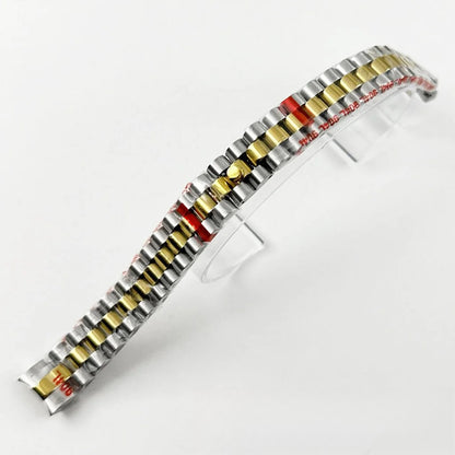 31MM Round Bezel Sapphire Glass Presidential bracelet Watch Case for NH05 NH06