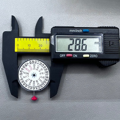 Miyota 2405 Quartz Movement Date Day Date@3 Movement with Watch Stem