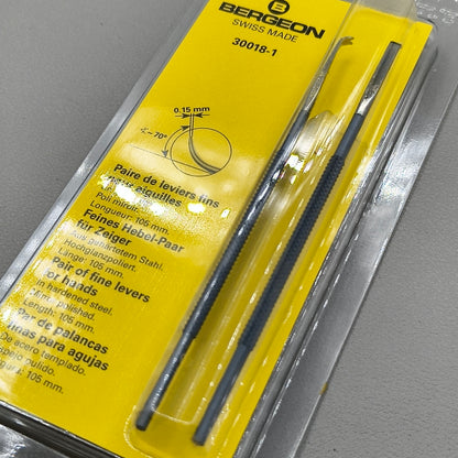 Swiss Bergeon 30018 Watch Hand Lifting Levers Tool Levers Pair