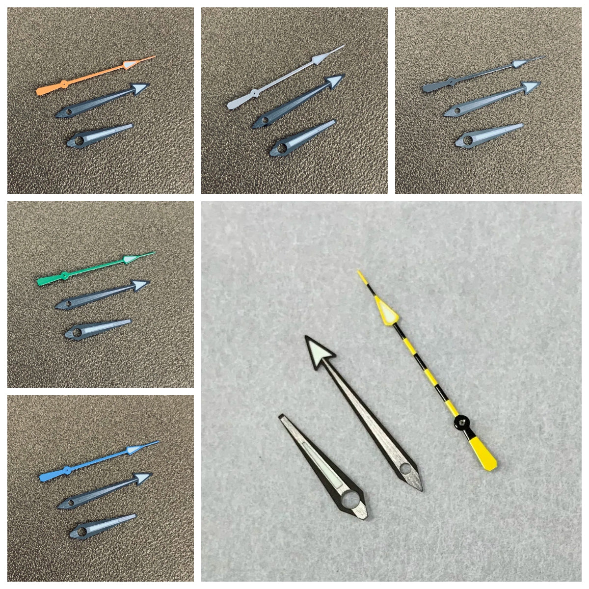 Blue Luminous Coloured Seconds Hand Set Retrofit Watch Hands for NH35/NH36/4R/7S