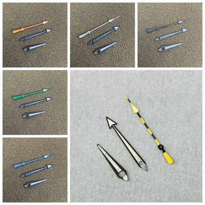 Blue Luminous Coloured Seconds Hand Set Retrofit Watch Hands for NH35/NH36/4R/7S