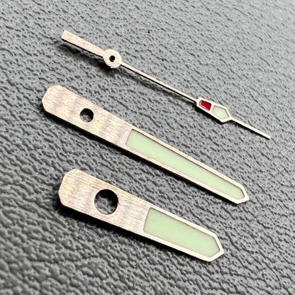 13mm Roségold Farbige C3 Grüne Leuchtzeiger Set Passend für NH35 NH36 Uhrwerk