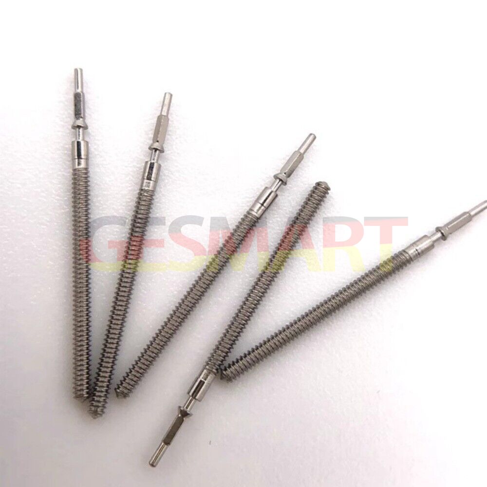 Watch winding stem compatible with Ronda 1062/1063/1064/1069 movements, perfect for watch repairs.