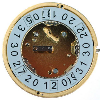 Ronda 4120B quartz watch movement showcasing precise timekeeping for accurate watch repairs.