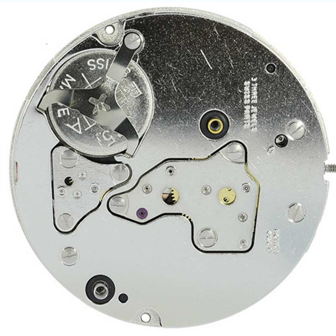 Ronda 4120B quartz watch movement showcasing precise timekeeping for watch repair tools.