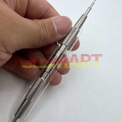 Bergeon 6767-F spring bar tool for precise watch bracelet removal and fitting.