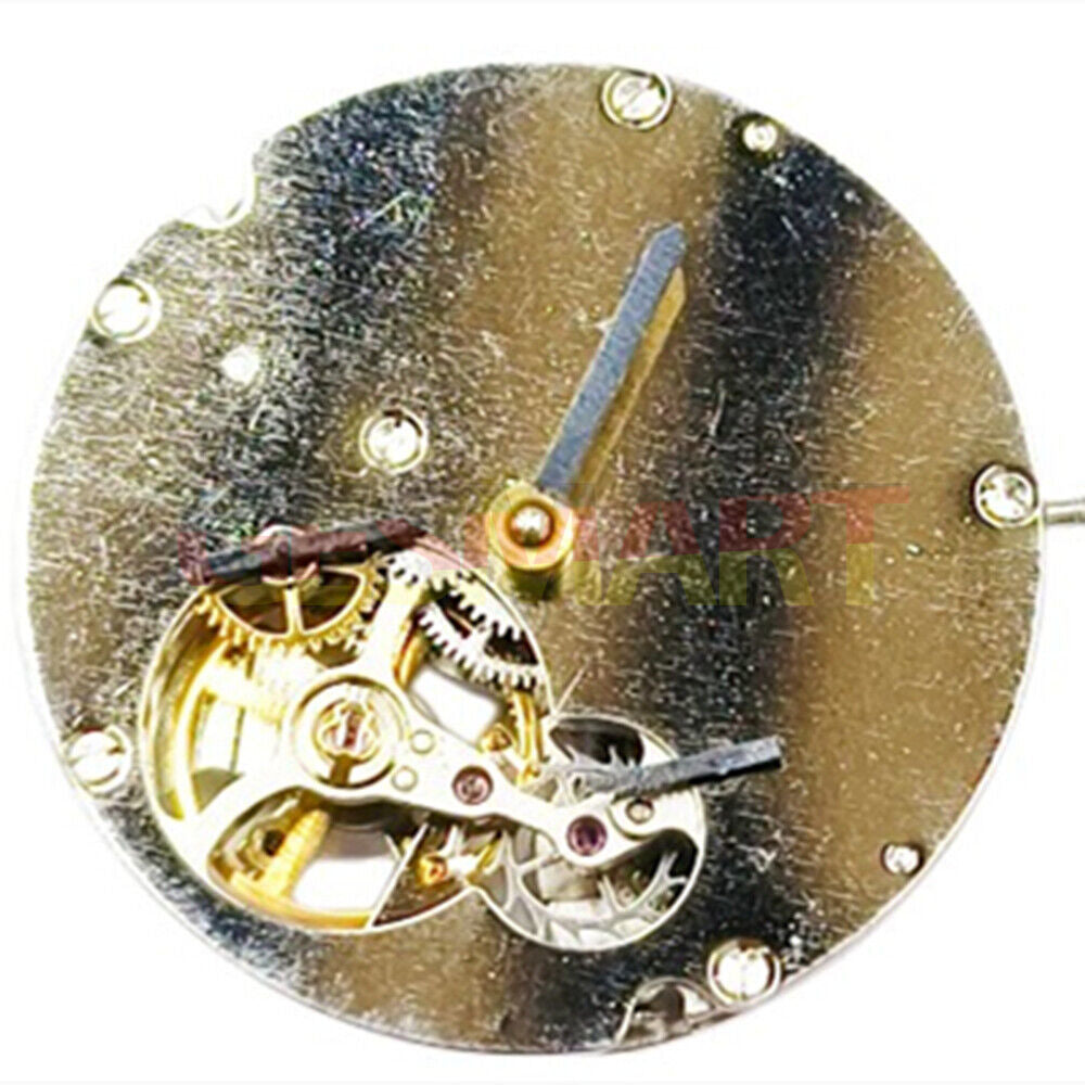 China Made 82S7 silver automatic mechanical watch movement, replacement for 8215 and 2813 models.