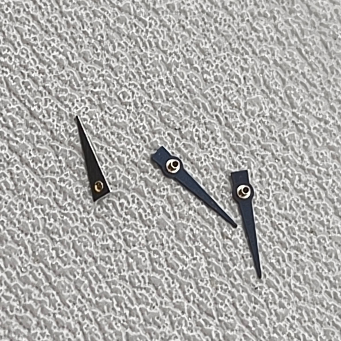 3 PIECES 4.0mm Black Watch Small Second Hands for Miyota JS15 Quartz Movement