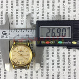 26mm HONGLIAN Manual Mechanical Lady Watch Golden Nail Round Golden Case 3 Hands