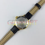 HAIDA Manual Mechanical Lady Watch Golden Nail 17 Jews Gradient Green Dial Oval