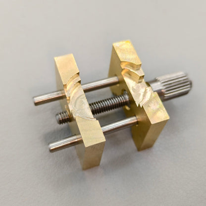 2 PIECES Watch Movement Holder Clamp Vise Copper Vintage Small & Big Size