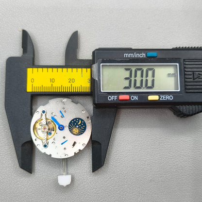 LB06 Movement Watch Automatic Mechanical Movement 3 Eyes Date@3, Day@9