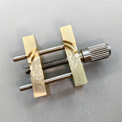 2 PIECES Watch Movement Holder Clamp Vise Copper Vintage Small & Big Size