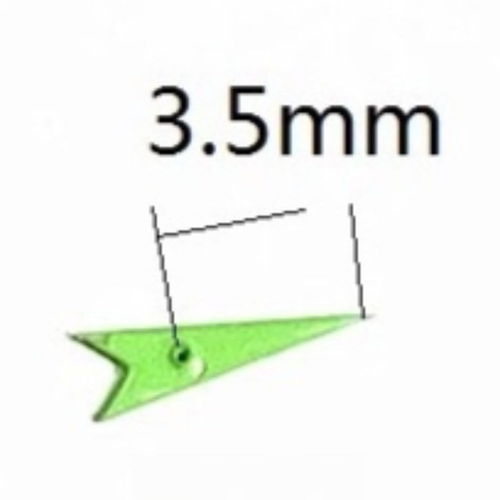 Set of 3 light green small seconds hands for Miyota 2035, multifunctional watch