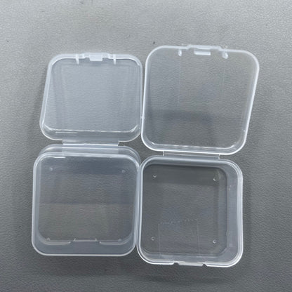 10 PIECES Square Large Plastic PP Transparent Box Fit for Watch Part