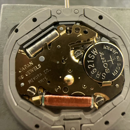 Japan Made Miyota 1M15 Quartz Movement 2 Hands Date At 6 Watch Repair Part